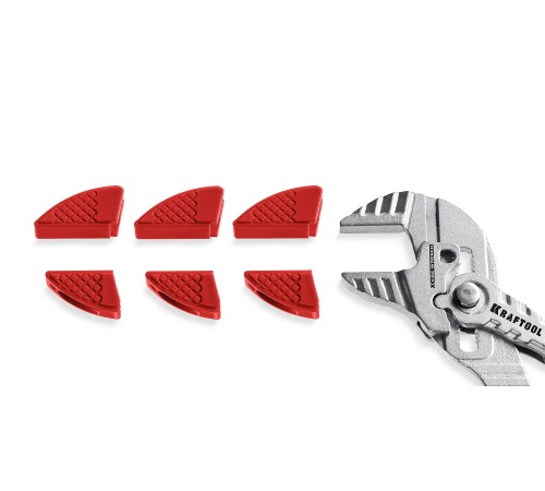KRAFTOOL Vise-Wrench сменные защитные накладки на губки, для клещей 300 мм, набор из 3-х пар (22069-S3) KRAFTOOL Vise-Wrench сменные защитные накладки на губки, для клещей 300 мм, набор из 3-х пар (22069-S3)