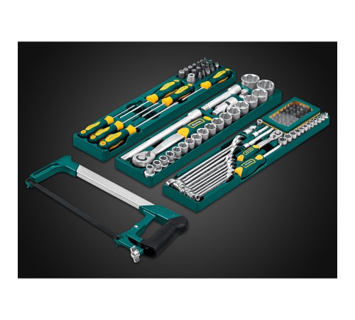 KRAFTOOL 131 шт., набор слесарно-монтажного инструмента INDUSTRY 27978-H131 KRAFTOOL 131 шт., набор слесарно-монтажного инструмента INDUSTRY 27978-H131