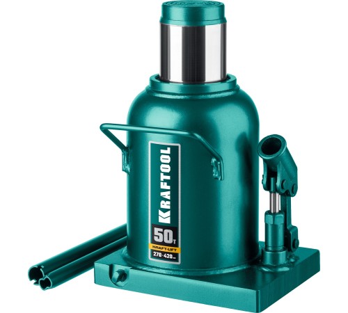 KRAFTOOL KRAFT-LIFT, 50 т, 270 - 420 мм, бутылочный гидравлический домкрат (43462-50) KRAFTOOL KRAFT-LIFT, 50 т, 270 - 420 мм, бутылочный гидравлический домкрат (43462-50)
