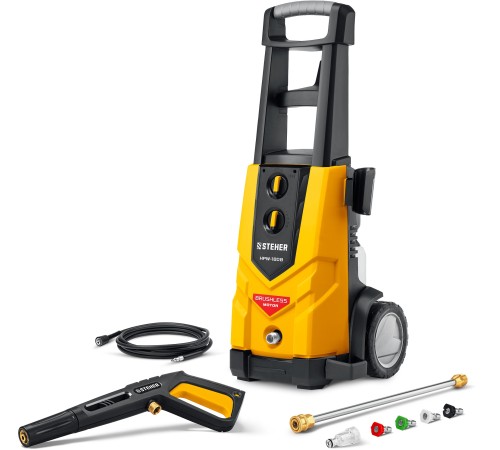STEHER 180 Атм, 2200 Вт, мойка высокого давления, пистолет G-280 PRO (HPW-180B) STEHER 180 Атм, 2200 Вт, мойка высокого давления, пистолет G-280 PRO (HPW-180B)