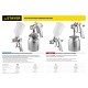 STAYER сопло 1,4 мм, краскопульт пневматический с верхним бачком AIRPro 06476-1.4 Professional