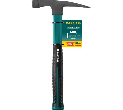 KRAFTOOL 600 г, с фиберглассовой рукояткой, молоток каменщика 20192 KRAFTOOL 600 г, с фиберглассовой рукояткой, молоток каменщика 20192