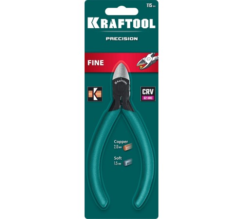 KRAFTOOL Kraft Mini, чистый рез 115 мм, прецизионные бокорезы (220017-6-11)