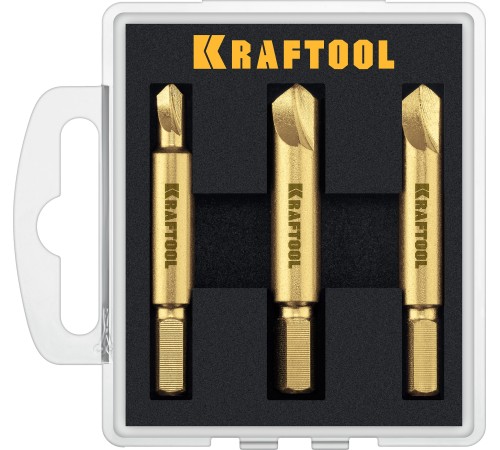 KRAFTOOL 3 шт., набор экстракторов поврежденного крепежа 26770-H3