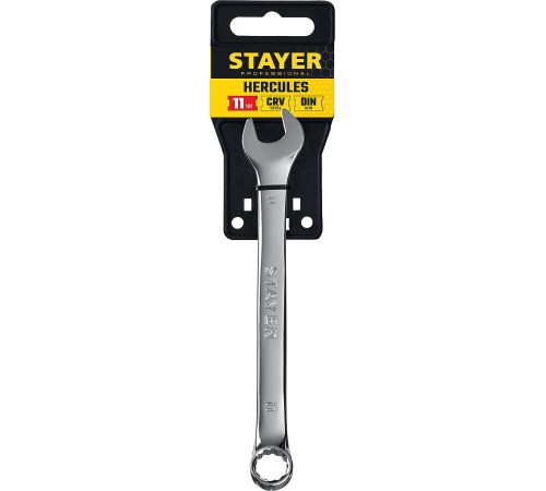 STAYER 11 мм, комбинированный гаечный ключ 27081-11_z01 STAYER 11 мм, комбинированный гаечный ключ 27081-11_z01