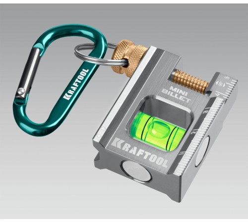 KRAFTOOL BILLET-5 MINI, 50 мм, брусковый магнитный уровень (34791)