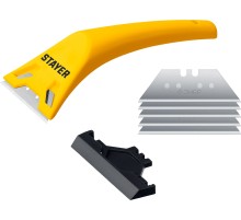 STAYER 60 мм, 5 доп. лезвий, компактный скребок (0851-H6)