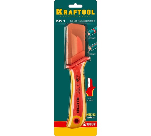 KRAFTOOL 200 мм, прямой, нож диэлектрический KN-1 45401 KRAFTOOL 200 мм, прямой, нож диэлектрический KN-1 45401