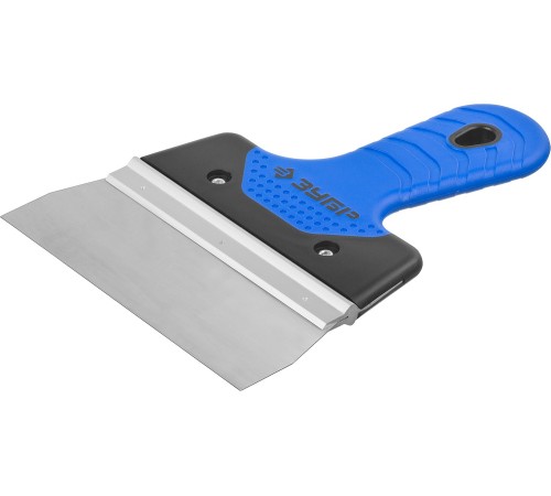 ЗУБР 150 мм, нержавеющее полотно, двухкомпонентная рукоятка, шпатель фасадный 10049-15_z03 Профессионал