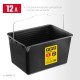 STAYER 12 л, 20x25x35 см, пластмассовое, ведро малярное 06092-12