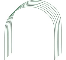 GRINDA 2.2 м, стальные, проволочные, 6 шт, дуги для парника (422311-85-90)