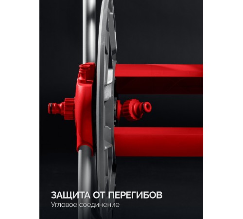 GRINDA HRM-60, для шлангов 60м x 1/2″ и 30м х 3/4″, стальные опоры, пластиковый барабан, катушка для шлангов (8-428410) GRINDA HRM-60, для шлангов 60м x 1/2″ и 30м х 3/4″, стальные опоры, пластиковый барабан, катушка для шлангов (8-428410)