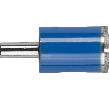 ЗУБР d 25 мм, Р100, цилиндрический хвостовик, алмазное трубчатое сверло для дрели, Профессионал (29860-25)