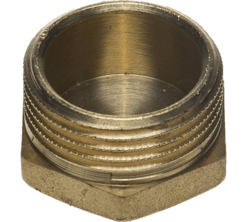 GENERAL FITTINGS 1″, наружная резьба латунь, заглушка (51098-S-1)