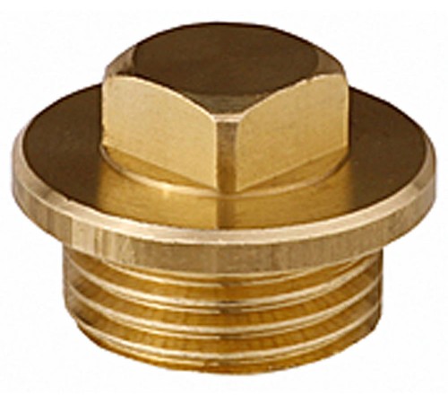 GENERAL FITTINGS 3/4″, с прижимной шайбой, никель, заглушка (51099-3/4)