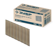 ЗУБР FST 50 х 1.8 мм, финишные гвозди по бетону оцинкованные, калибр 15GA, 1000 шт (305389-50)