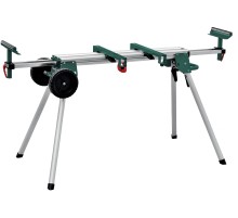 KRAFTOOL MSA-1200 U, (1120-2650)х765х970 мм, алюминиевый мобильный стол для торцовочных пил с ручкой и колесами (38782-2)