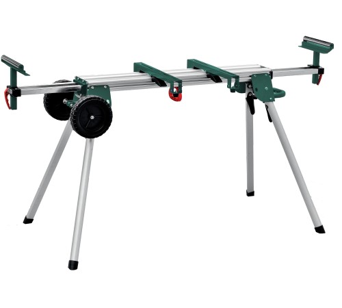KRAFTOOL MSA-1200 U, (1120-2650)х765х970 мм, алюминиевый мобильный стол для торцовочных пил с ручкой и колесами (38782-2)