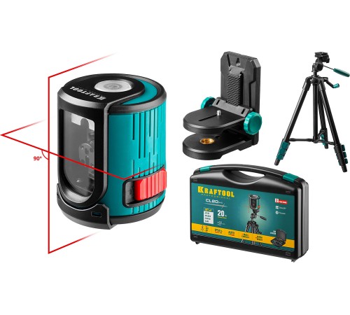 KRAFTOOL CL 20 #4, лазерный нивелир (34700-4)