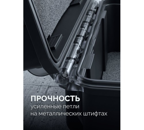 ЗУБР СЕЙФЕР-18, 460 х 310 х 190 мм, (18″), ударопрочный пластиковый ящик (38147-18)