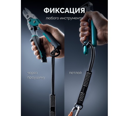 KRAFTOOL GRAND-SET, 100-150 см, до 15 кг, набор стропов для крепления инструмента (22075)