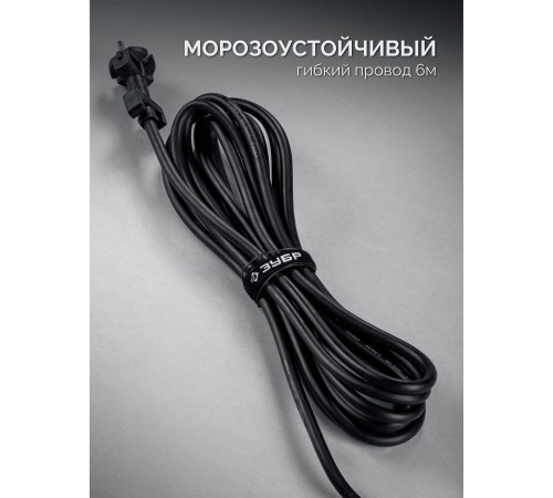 ЗУБР Бетонолом, 70 Дж, 2500 Вт, АВТ, бесщеточный отбойный молоток HEX-28, Профессионал (ЗМБ-70-2500 ВК)