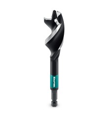 KRAFTOOL 3-Wave d25 мм, трехзаходное сверло по дереву с резьбовым центрующим острием (29513-25)