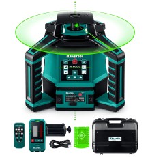 KRAFTOOL RL600 G, 600 м, зеленый, ротационный лазерный нивелир (34600)