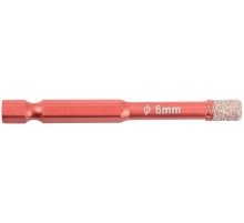 Коронка алмазная универсальная CUTOP Special, шестигранный хвостовик 1/4", 6 x 10 х 67 мм CUTOP Коронка алмазная универсальная CUTOP Special, шестигранный хвостовик 1/4", 6 x 10 х 67 мм CUTOP