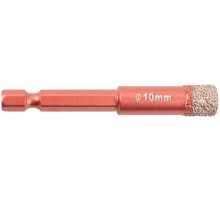 Коронка алмазная универсальная CUTOP Special, шестигранный хвостовик 1/4", 10 x 10 х 67 мм CUTOP