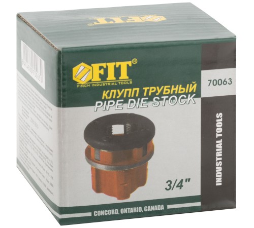 Клупп трубный черный Профи 3/4" FIT IT Клупп трубный черный Профи 3/4" FIT IT