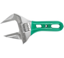 Ключ разводной "Смарт", CrV, укороченный, узкие губки, шкала, экстра увелич.захват 155 мм ( 43 мм ) FIT HQ