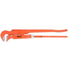 Ключ трубный газовый Профи 90 гр. ( тип L ), CrV сталь 1,5" (400 мм) FIT HQ