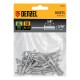 Заклепки алюминиевые, 3/16"-5/8", 5 х 15 мм, 50 шт Denzel