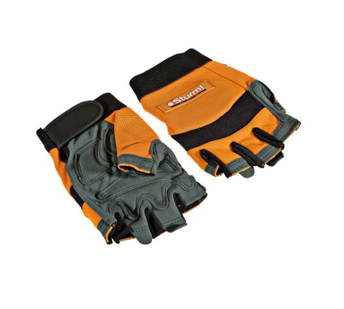 Полуперчатки рабочие, алькантара, размер XL, Sturm!