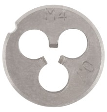 Плашка метрическая, легированная сталь  М4х0,7 мм FIT IT Плашка метрическая, легированная сталь  М4х0,7 мм FIT IT
