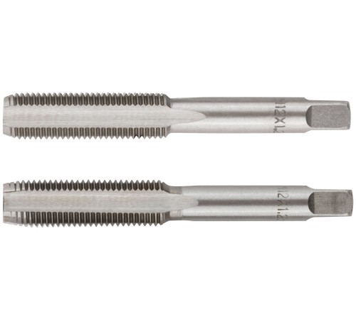 Метчики метрические, легированная сталь, набор 2 шт. М12х1,25 мм FIT IT Метчики метрические, легированная сталь, набор 2 шт. М12х1,25 мм FIT IT