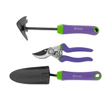 Набор садового инструмента, обрезиненные эргономичные рукоятки, 3 предмета, Era, Palisad