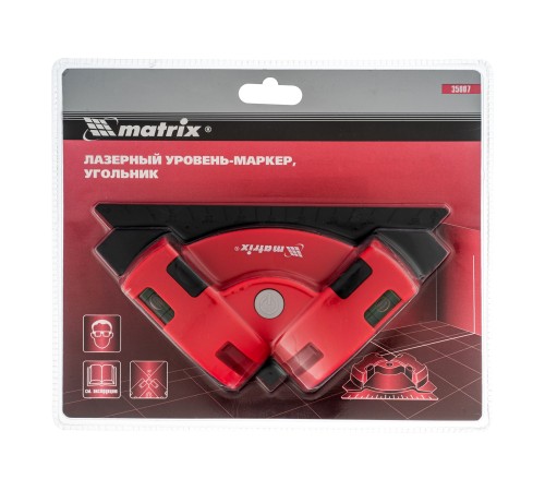 Уровень лазерный, маркер, угольник Matrix