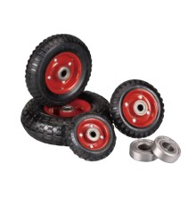 Колесо большегрузное P 250 250 мм резина с протектором, на ось (N) Колесо большегрузное P 250 250 мм резина с протектором, на ось (N)