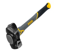 Кувалда с клиновидным бойком 1,8 кг, фибергласовая рукоятка c TPR Denzel