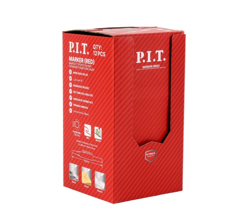 Маркер строительный перманентный P.I.T. DRUA HMKP02-1453