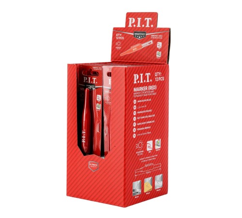 Маркер строительный перманентный P.I.T. DRUA HMKP02-1453