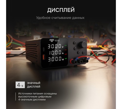 Источник питания AMO E232 с поверкой