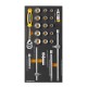 RUNTEC RT-HT273STD-7G Тележка инструментальная 7 полочная Standart серая с комплектом инструмента, 273 предмета