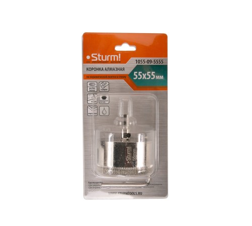 Коронка алмазная Sturm! 1055-09-5555 Коронка алмазная Sturm! 1055-09-5555