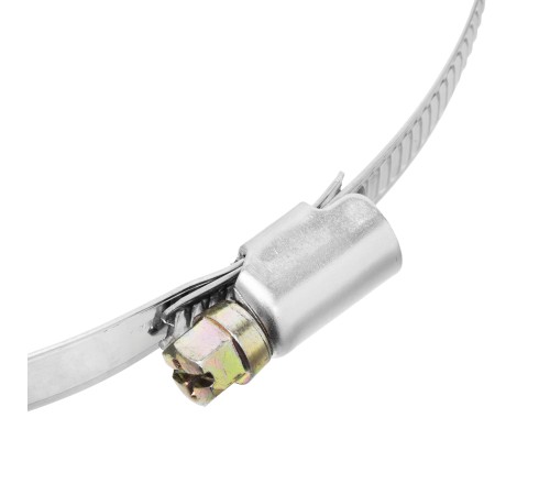 Хомуты нержавеющая сталь, Стандартное болтовое крепление 120-140 мм, 25 штук в упаковке, ширина 9 мм Сибртех