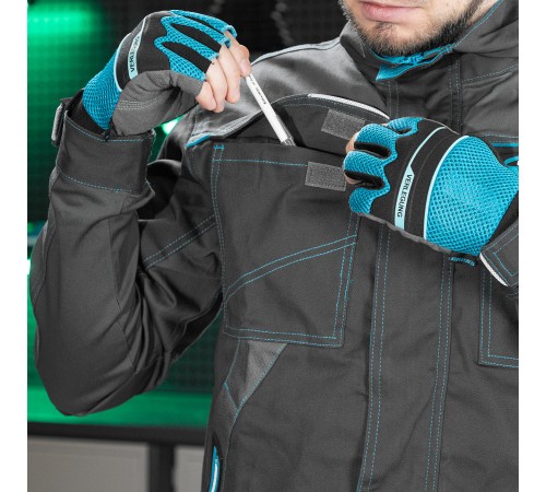 Куртка профессиональная рабочая, 97% хлопок 3% спандекс, XL Gross