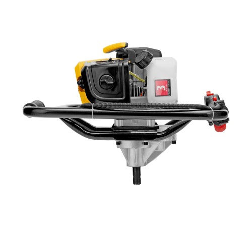 Мотобур DX-52, объём двигателя 52 см3, соединение 20 мм, без шнека Denzel