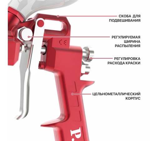Краскопульт пневматический P.I.T. PSG600-A1